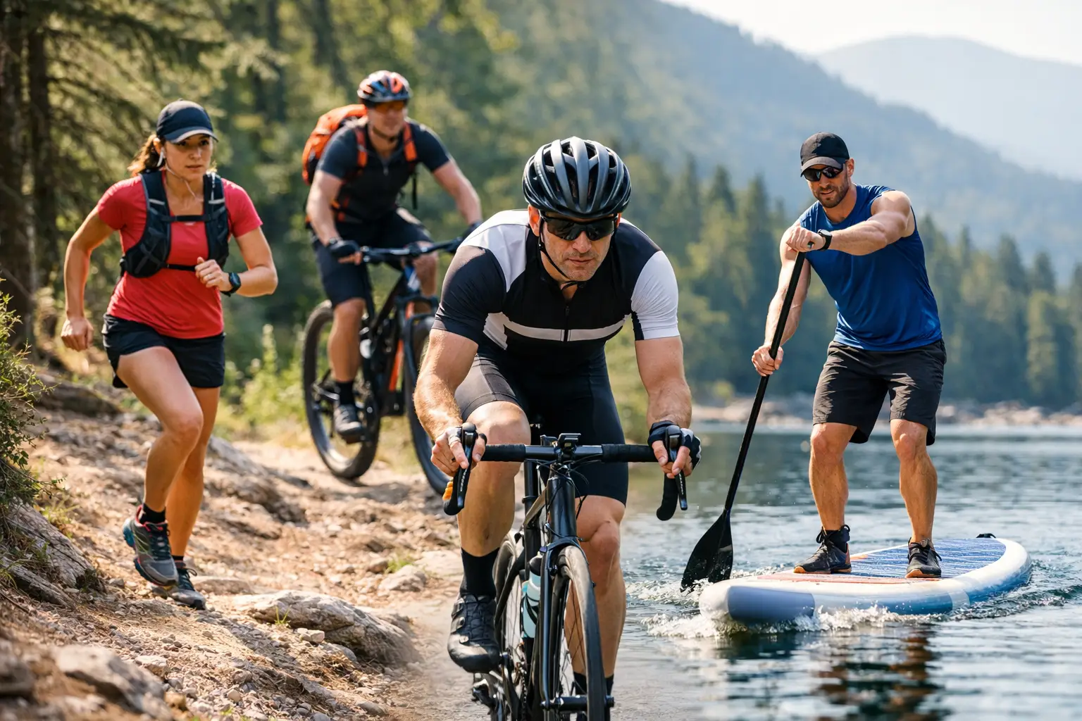 Trail Run Bike Paddle Challenge Explained