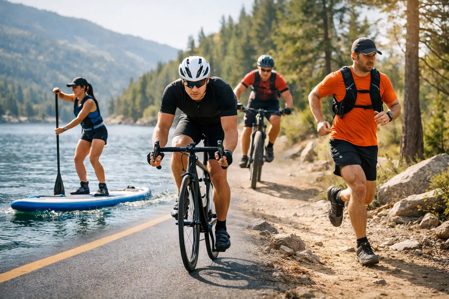 Why a Paddle Bike Run Event Feels Different