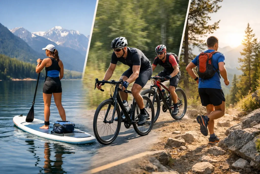 How to Transition Between Paddle Bike Run