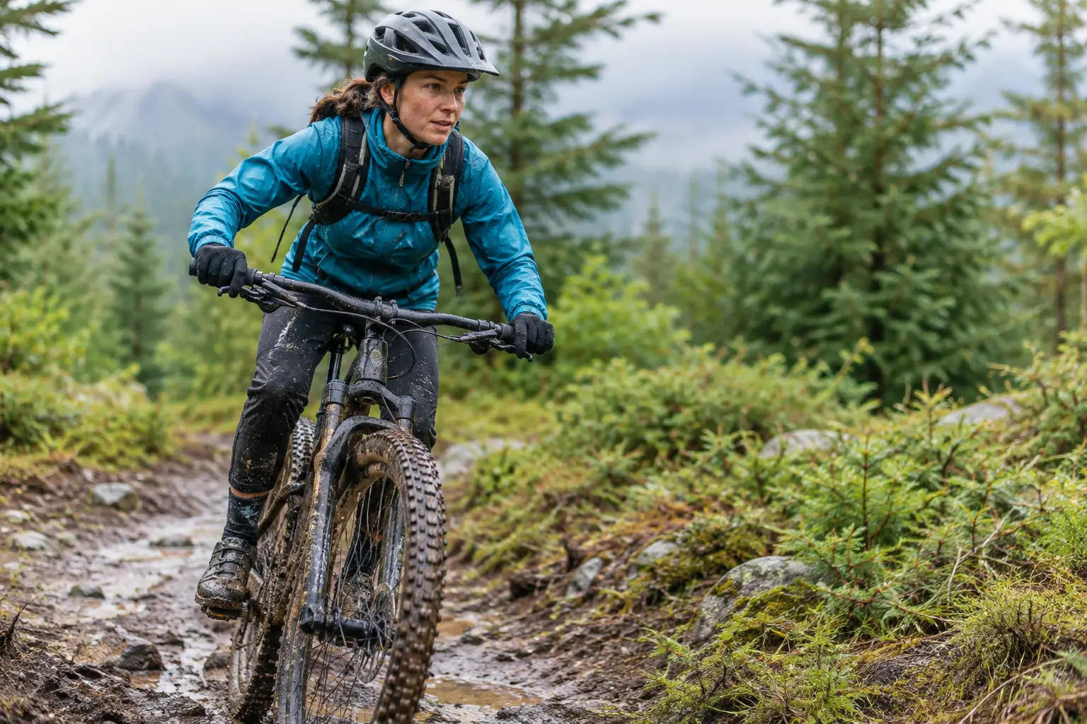 How to Ride Muddy Singletrack With Confidence